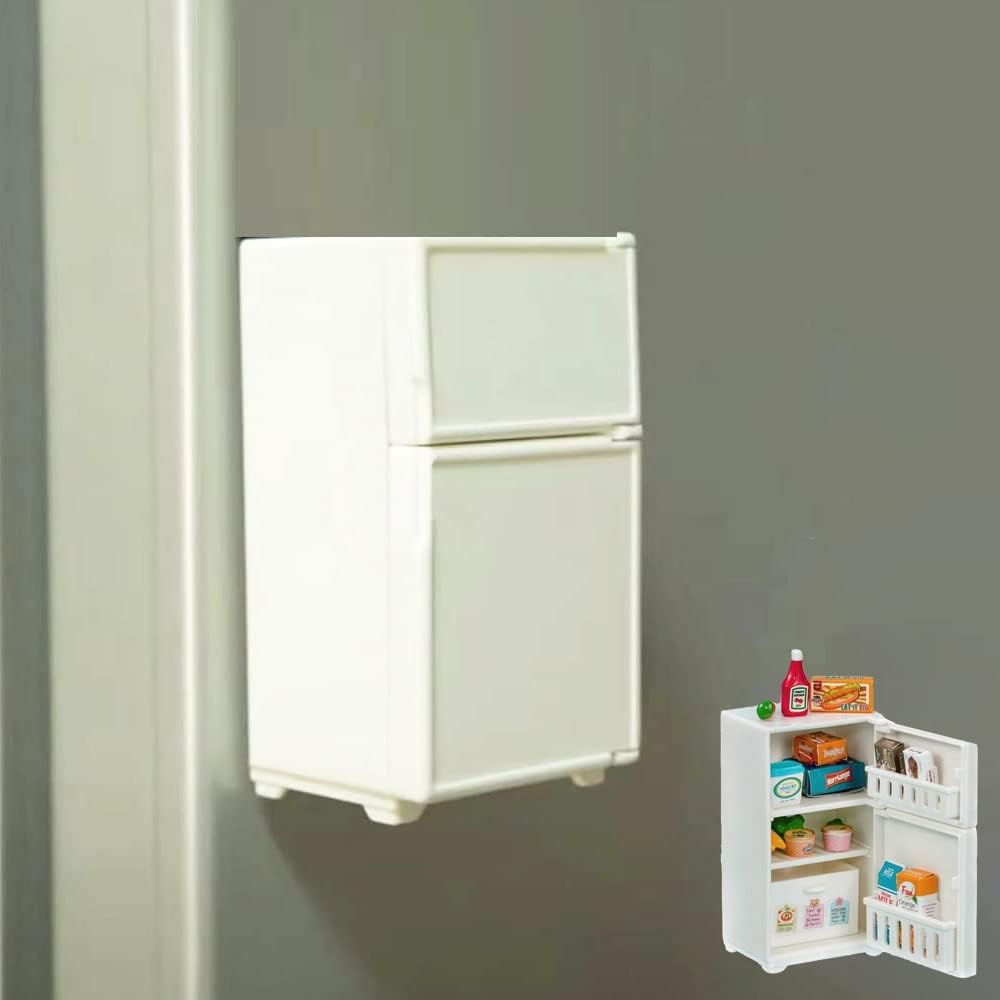 Ezebesta Mini imanes únicos para refrigerador, novedosos imanes en miniatura para pizarras blancas, mapas y metal, divertidos accesorios de cocina