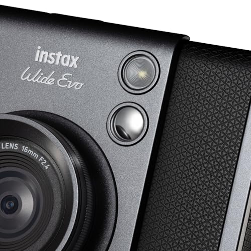 Image of INSTAX Wide EVO 2-in-1 Instant Film Camera and Printer, Rear LCD Screen, 10 Lens and 10 Film Filters, Wide-Angle Lens Function, uses INSTAX Wide Film Sold Separately