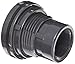 Spears 8171 Series PVC Bulkhead Tank Adapter, Schedule 80, Gray, 1/2" Socket x NPT Female