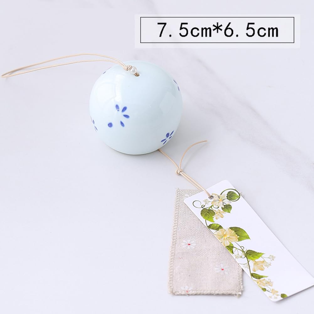 Ceramic Wind Chime with Seasonal Design