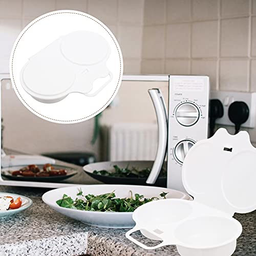 1 Par De Microondas Escalfado Caçador De Ovos Antiaderente Copos De Caçar Ovos Panela De Caçador De