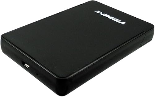 X-MEDIA XM-EN2279 - Carcasa externa de disco duro USB 2.0 SATA de 2.5 pulgadas sin herramientas para disco duro SATA HDD y SSD de 0.276in 0.374in