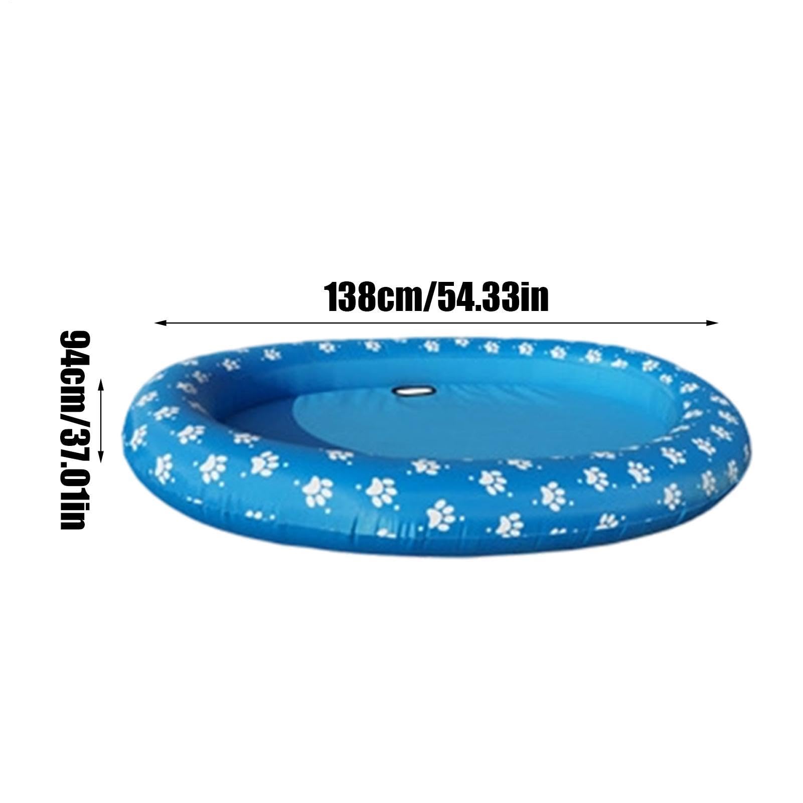 Flotadores De Piscina Para Perros Balsa Inflable Portátil Segura, Cómoda