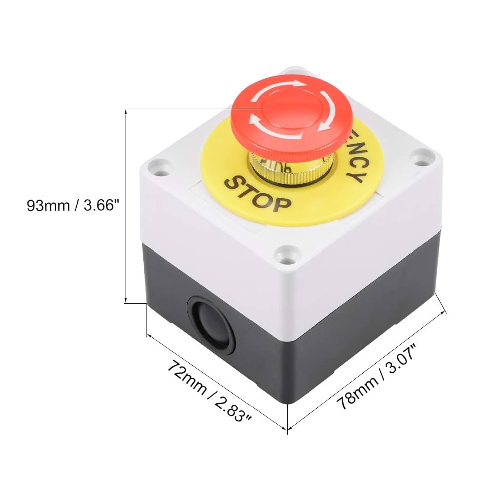 NOROSHI 【確認用】 Amazon | uxcell 押しボタンスイッチ 駅 ラッチング NC NO