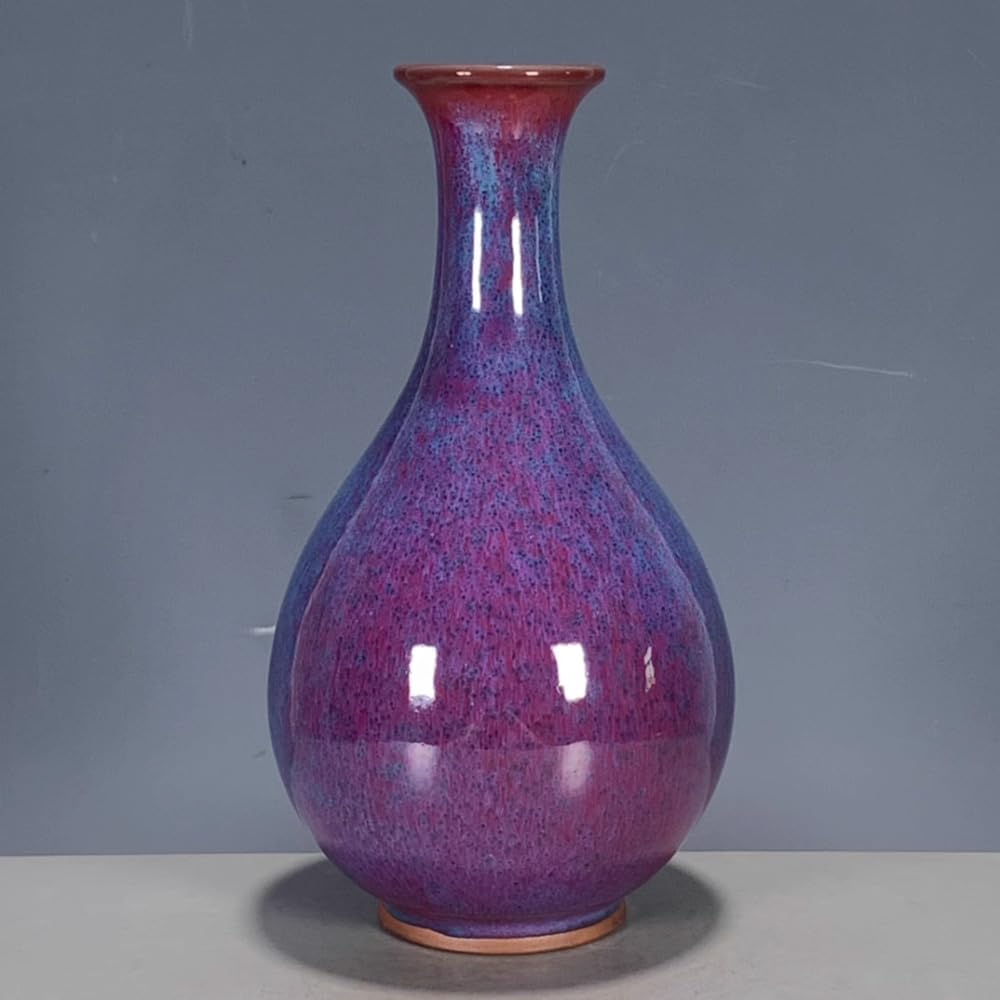 chinese porcelain vases, Ceramic Vase,Flower,Chinese,Art Decorative, 18cm Collection Antiques and Old Objects Porcelain Kiln