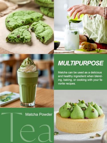 Image of TeeLux Matcha Green Tea Powder, Shade Grown Culinary Grade Matcha, 3.5oz
