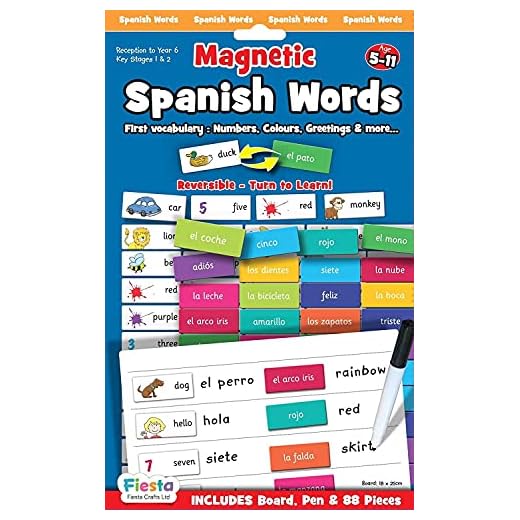 Fiesta Crafts T-2766 Fiesta magnetiska spanska ord