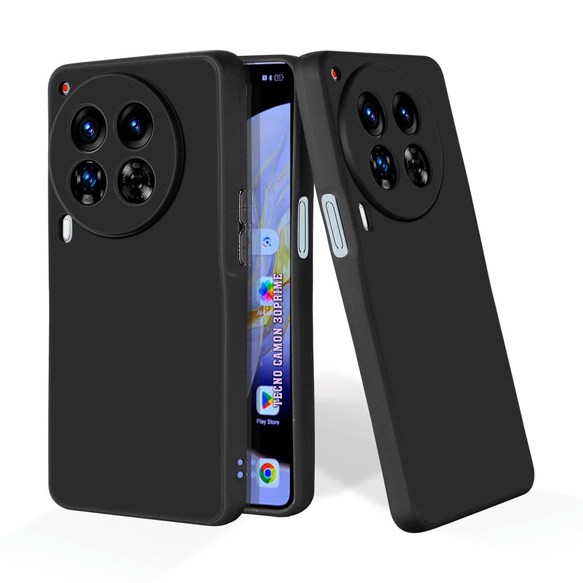 PrintWhiz Soft Silicone Mobile Back Cover Compatible with Tecno Camon 30 Premier 5G(Plain Black)($BL-TEC-CAM30PRI-000) (B0DCJZLK7K) Amazon Price History, Amazon Price Tracker