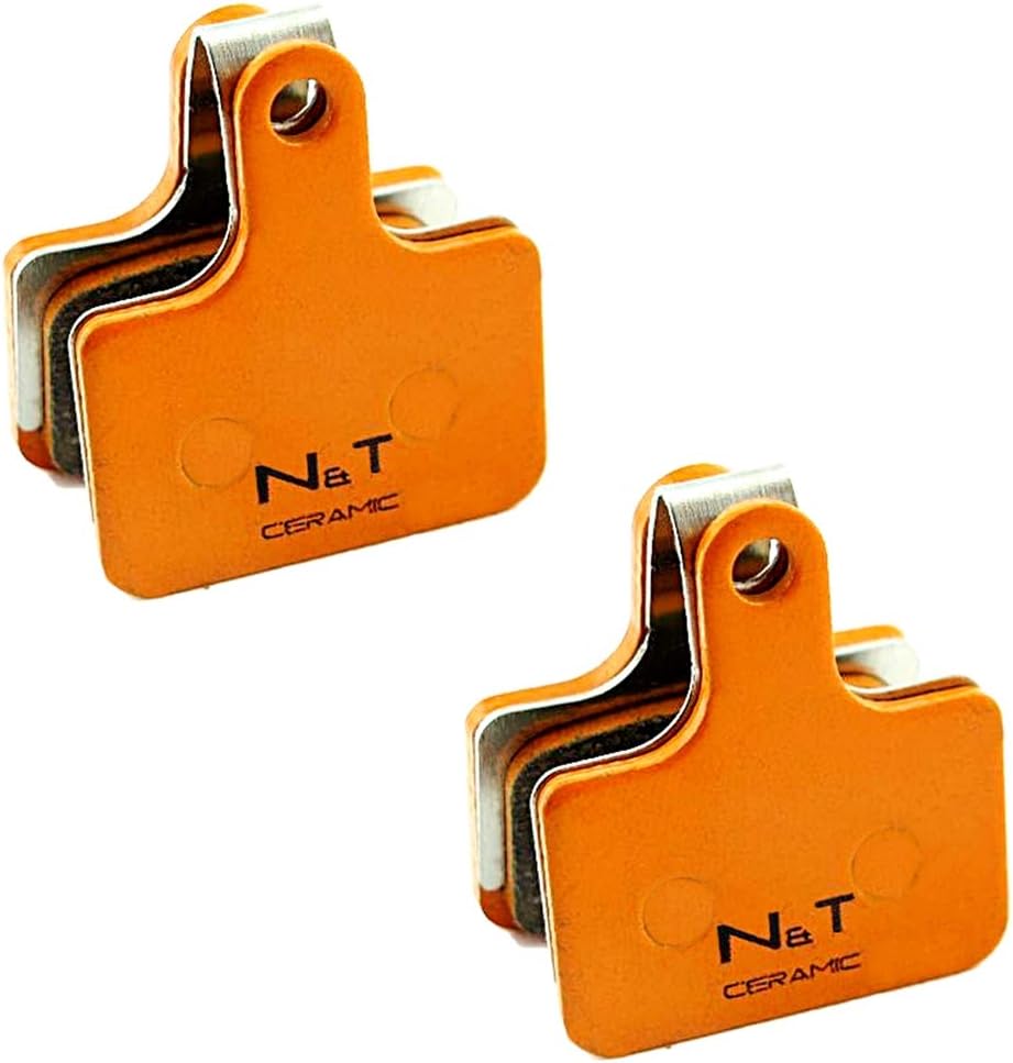 Noah And Theo 2x NT-BP036/CR Ceramic Disc Brake Pads fit Shimano 105 R7020 BR-R7070 Dura Ace R9120 R9170 BR R9170 Ultegra R8020 BR R8070. K02S, K02Ti, K03Ti, K04S, K04Ti, L02A, L04C compatible