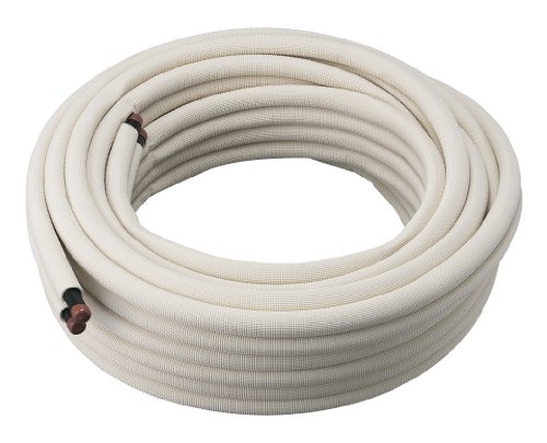 SANEI(サンエイ) 【追い焚き付給湯器と一口循環接続金具の接続用】 保温材付ペアホース 20M巻き 保温材厚み3mm T4203-862-15A