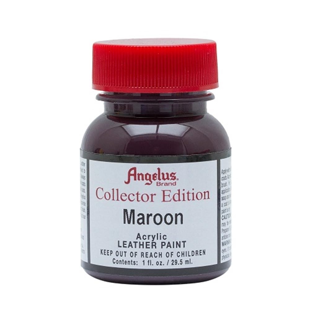 Angelus Collector Edition Leather And Fabric Paint 336C Maroon 29.5 Ml