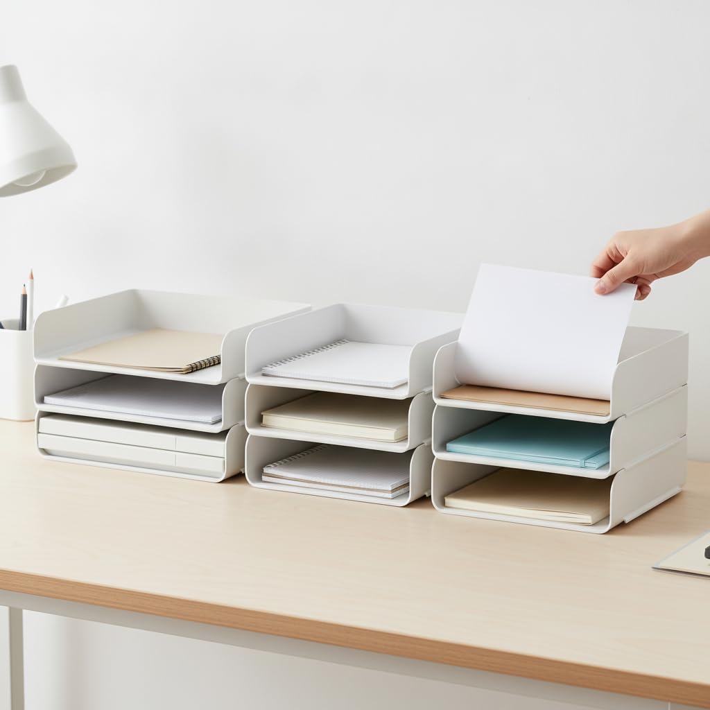 Organizer da Scrivania Portadocumenti, 2 strati