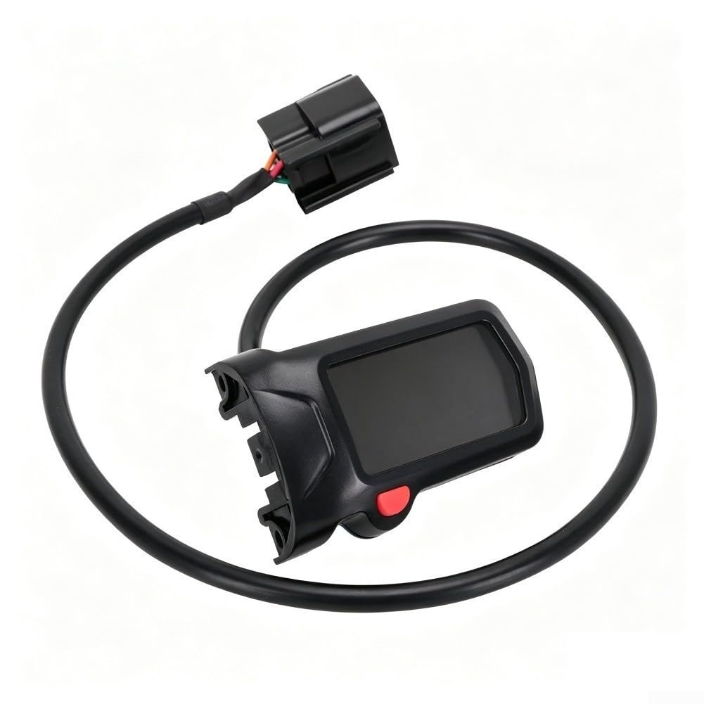 Asamblea de velocímetro de plástico ABS 8cm diseño negro