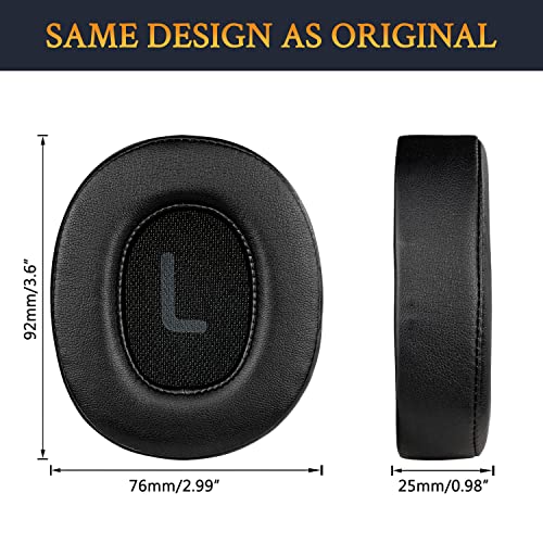SOULWIT Earpads Replacement for JBL Tune 700(700BT)/710(710BT)/720(720BT)/750(750BT,750BTNC)/760(760NC)/770(770NC) Headphones - Image 3