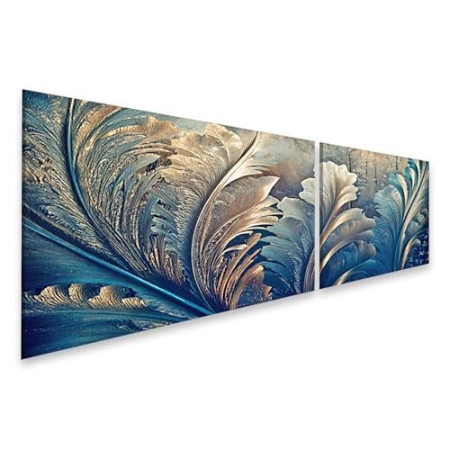 Tableau sur toile cristaux de gel mystiques invitation au voyage intérieur