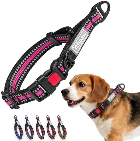 Martingale Collar for Dogs Reflective Collar with Quick Release B...