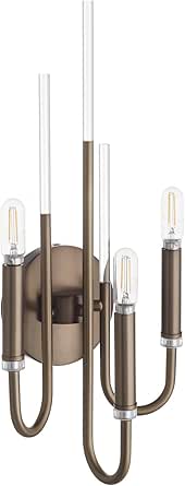 Quorum Lighting 5223-3-81 Summit Wall Mount, 3-Light 180 Total Watts, Dark Brass