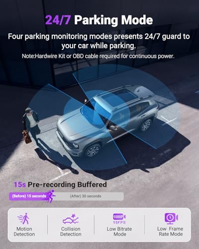 Image of Vantrue S1 Pro DMS AI Dash Cam Front and Inside, ADAS, DMS, 2.7K 2 Channel Dash Camera, STARVIS 2 Dashcam, HDR Night Vision, 5G WiF i& GPS, APP /Voice Control, 24 /7 Parking Mode, 1TB Max