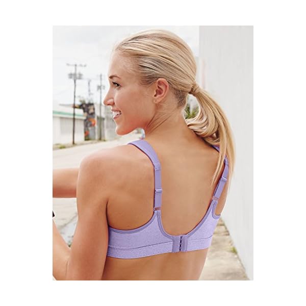 Champion-Womens-Spot-Comfort-Full-support-Sport-Bra Champion womens Spot Comfort Full Support Sports Bra, Pinksicle, 34D US
