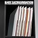 Glorious Vinyl LP Divider Set White (6 pcs.) - Schallplatten Trenner 12 Zoll
