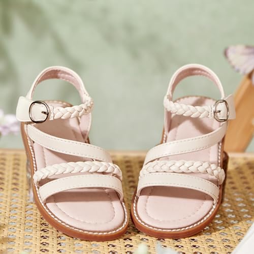 Image of Kiderence Toddler Girls Sandals Little Girls Kids Summer Shoes Toddler Sandals
