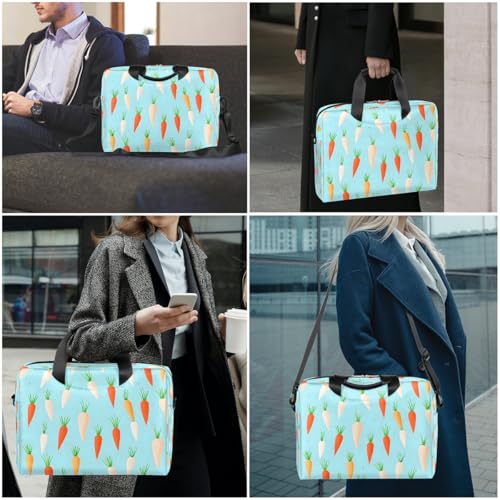 Bolsa para laptop con patrón de zanahoria 15.6" miniatura 2