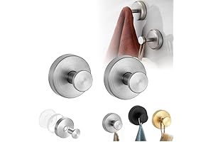 2024 Upgraded Luxe Hold No-Drill Suction Hooks for Effortless Bathroom Organization