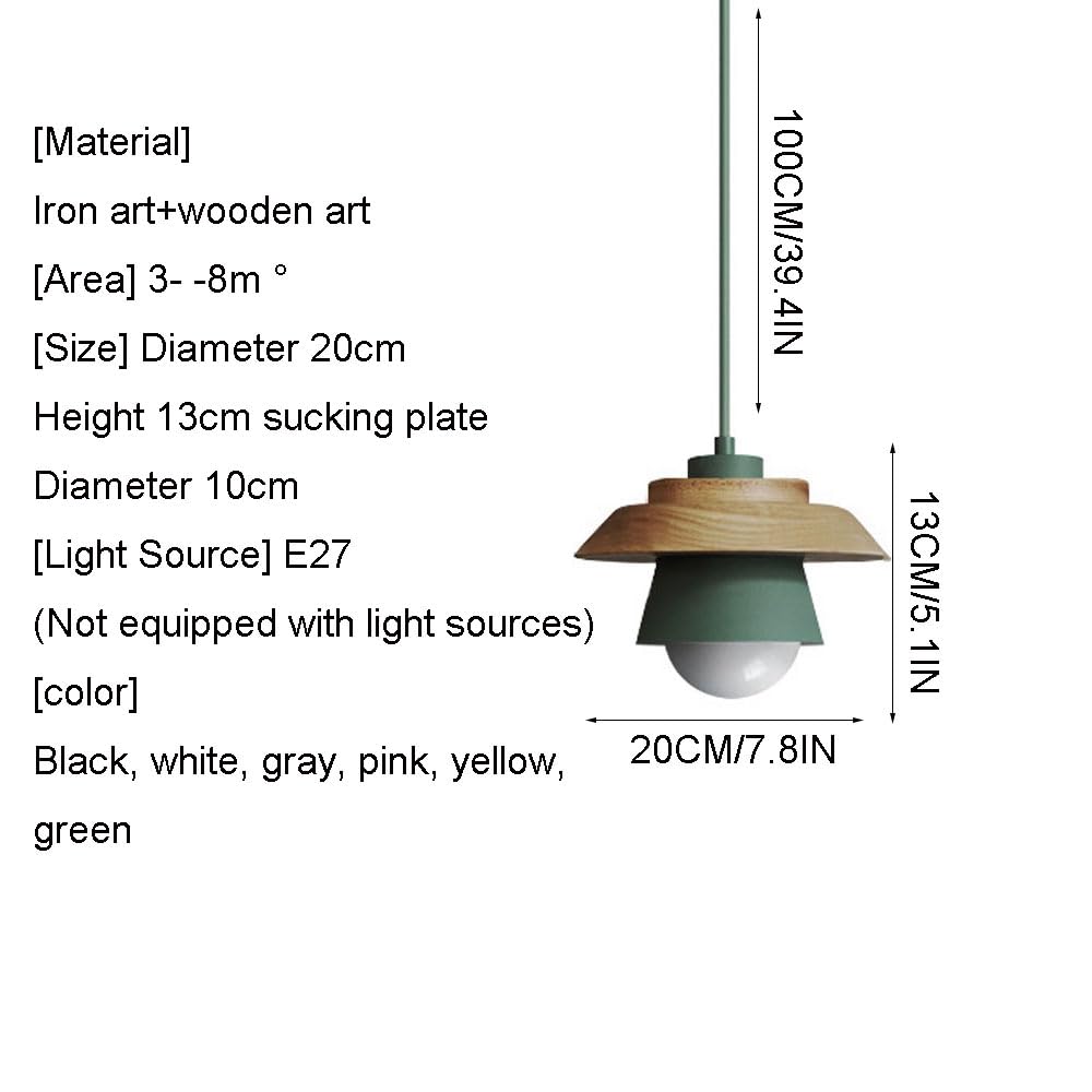 Drewniane lampy wiszące Nowoczesne matowe białe oświetlenie wiszące z białym szklanym kloszem Lampa sufitowa do jadalni Przedpokój Kawiarnia Drop Oprawy oświetleniowe 1 żyrandol