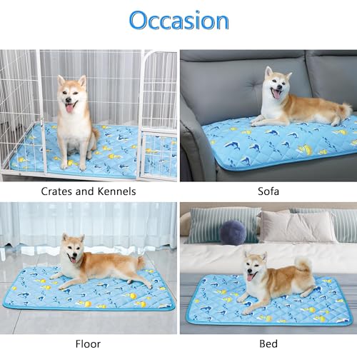 NACOCO Tapete de resfriamento para cães com design antiderrapante e interno à prova de vazamento, ex