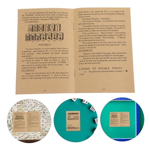 Guía de Instrucciones Mahjong Chino Vintage miniatura 7