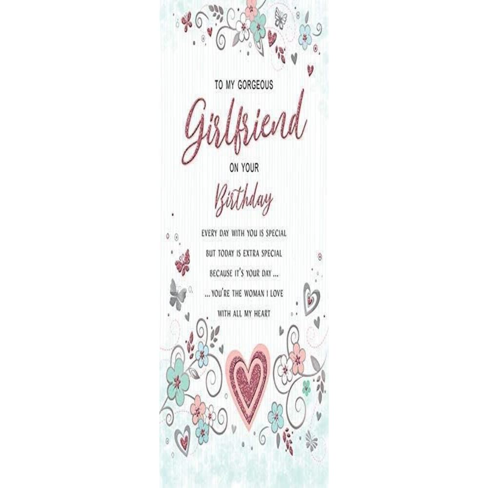 Regal PublishingModern Birthday Card Girlfriend - 9 x 6 inches, C80752