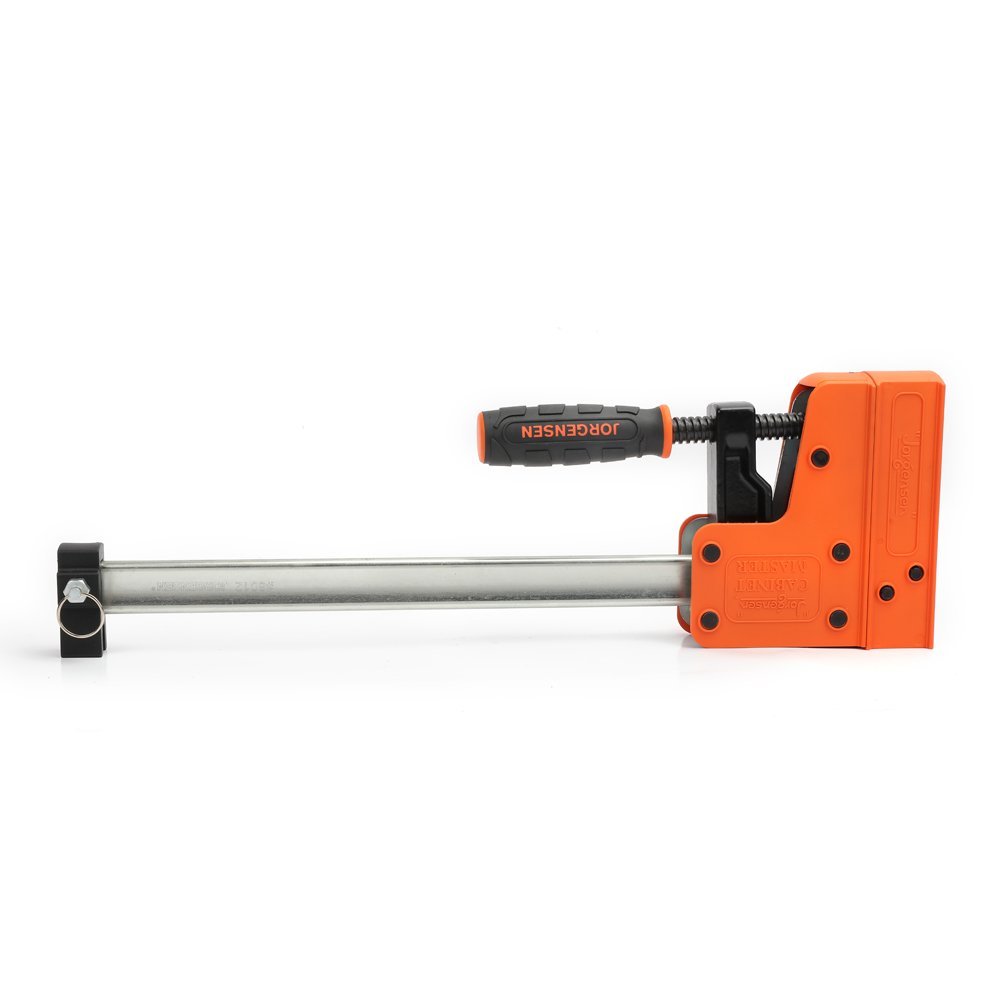 JORGENSEN 8012 Cabinet Master 12 Inch 90 Degree Parallel Steel Bar Clamp