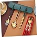 COLLBATH Estuche De Utensilios Vajilla De Camping Cuchara y Tenedor Portátiles Accesorios para Picnic Imagen de COLLBATH Estuche De Utensilios Vajilla De Camping Cuchara y Tenedor Portátiles Accesorios para Picnic