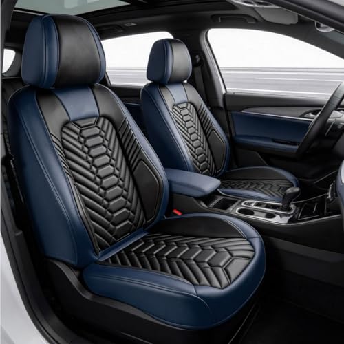 Image of Foneso All Weather Car Seat Covers Front Pair | Comfortable Car Seat Cushion Pad, Universal Front Automotive Seat Covers, Seat Covers for SUV, Sedan, Pickup Truck