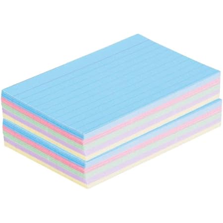 Index Cards, 4x6 Inches, Ruled, Pastel Assorted Colors - 100 Cards Per Pack For Notes, Studying & Organizing - View #2