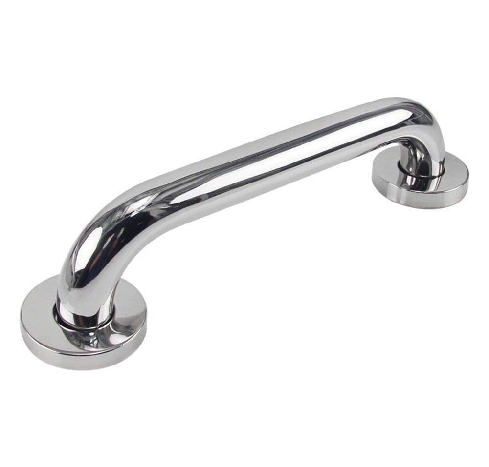 Barra De Apoyo De Acero Inoxidable, Pasamanos De Seguridad para Baño, Ayuda para Ducha De Pared Y Pasamanos para Escaleras, Toallero Recto,Silver-40cm