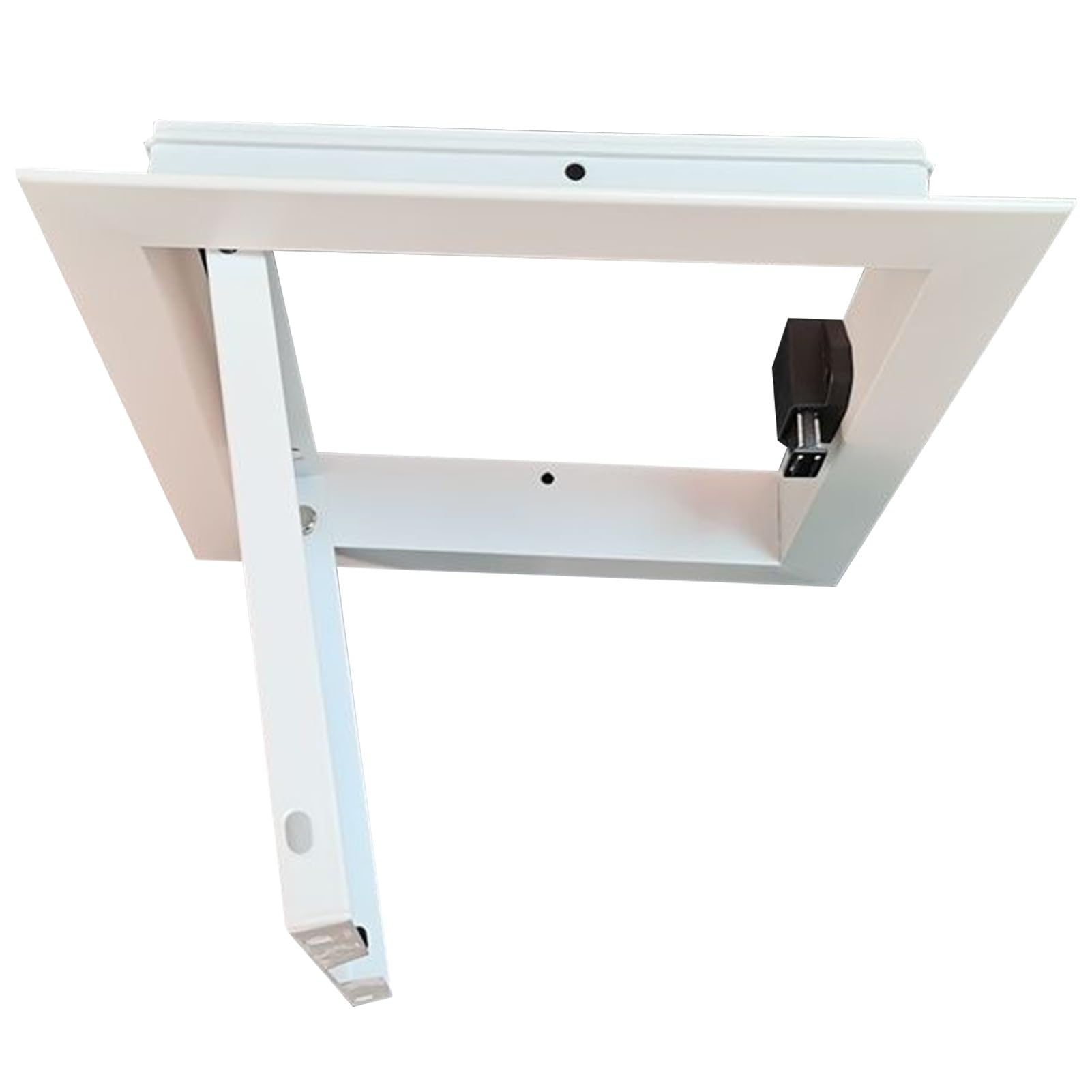 Celling/Wall Access Panel 6x6 12x12 24x24 28x28 32x32 Inch Aluminum Concealed Service Door Wall Hole Cover for Plumbing Electrical Inspection, Touch Latch Metal Door - White(16x28in/41x71cm)