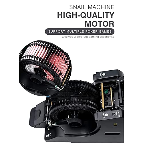 Multifunction Fully Automatic Card Shuffler and Dealer, 2 In 1 Casino Poker Card Shuffling Dealer For 8 Decks, Poker Card Splitting Machine for UNO, Texas Hold'em, Home, Blackjack - Image 6