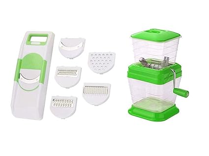 Moxie Combo Onion,Vegetable Chopper& 6-in-1 Slicer Set Chopper