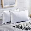 JOLLYVOGUE Pillows Standard Size 2 Pack for Sleeping, Soft and Supportive Bed Pillow for Side and Back Sleepers, Down Alternative Hotel Collection Pillows Set of 2, 20x26 Inches