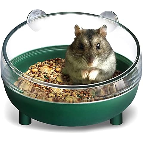 lazYYzal Hamster Food Bowl, Elevated Tilted Pet Feeder, Reduces Neck Strain, Suitable for Dwarf Hamsters, Gerbils, Mice, Puppies, and Other Small Animals Cover
