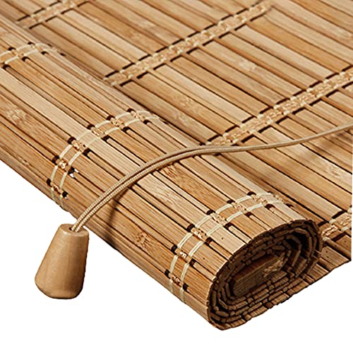 Retro Bambus Rollo Jalousine Bambusrollo,Natur Holzrollos Sichtschutz...