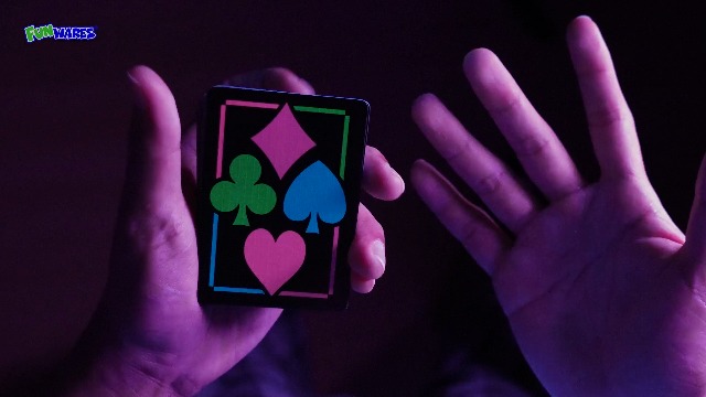 Amazon.com: Funwares UV Black Light Playing Cards, Neon Glow Deck