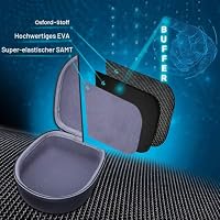 XANAD Kinder Kopfhörer Tasche für iClever Leicht Bluetooth Kopfhörer (Gray) – Ansicht 3