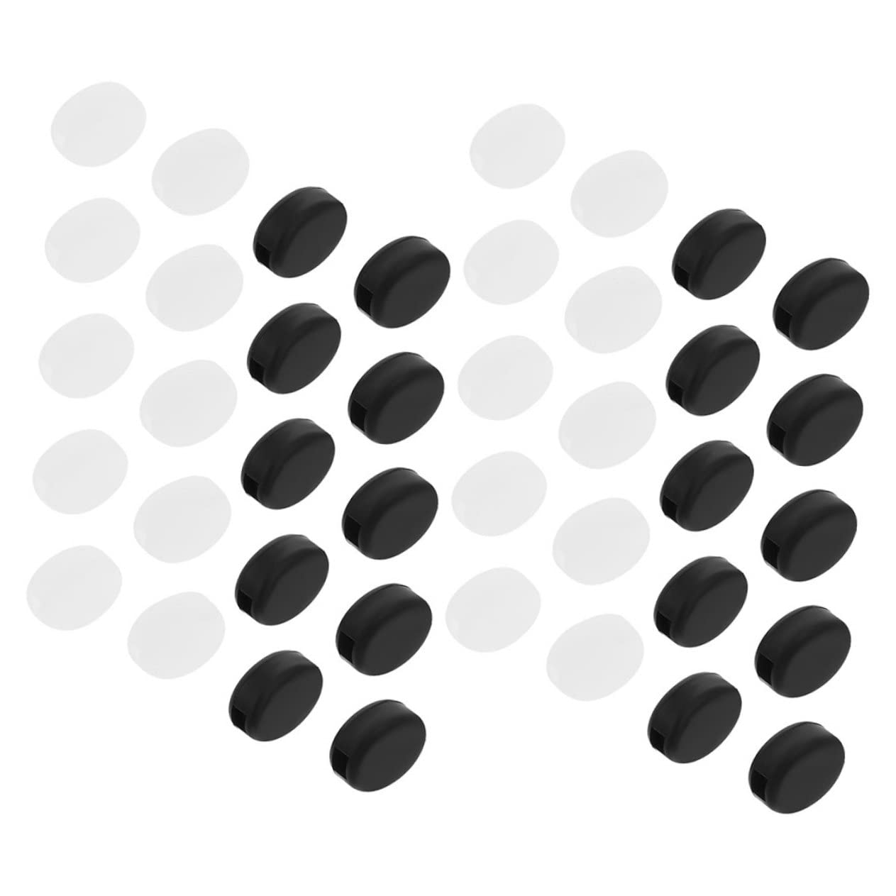 balacoo 24Pairs Slip Silicone Eyeglasses Ear Grips Comfortable Glasses Leg Covers for Sports Lightweight Retainers Each