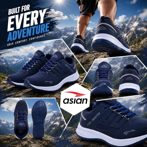 Image of ASIAN Men's Cosko Sports Running,Walking,Gym,Training Sneaker Lace-Up Shoes for Men's & Boy's