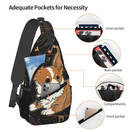Mochila tipo bandolera pequeña para senderismo unisex miniatura 4