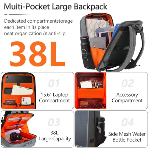 Solar Panel TSA-Friendly Tech Travel Backpack