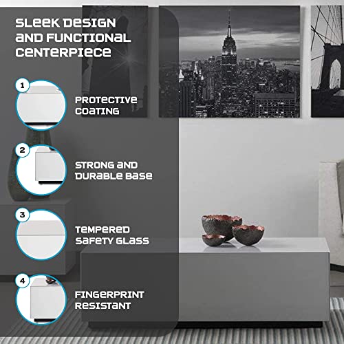 Smart Coffee Table with Refrigerator