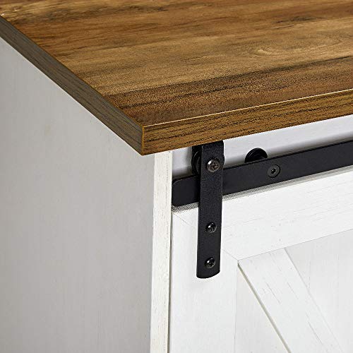 Amerlife-TV-Stand-Sliding-Barn-Door-ModernFarmhouse-Wood-Entertainment-Center-Storage-Cabinet-Table-Living-Room-with-Adjustable-Shelves-for-TVs-Up-to-65-Distressed-WhiteRustic 51VbyGOHy6L